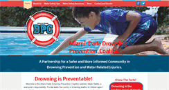 Desktop Screenshot of miamidadedrowningpreventioncoalition.org